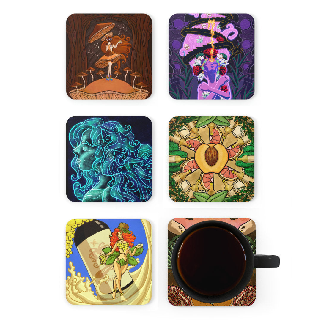 Coasters Wine Flight Deck Coasters