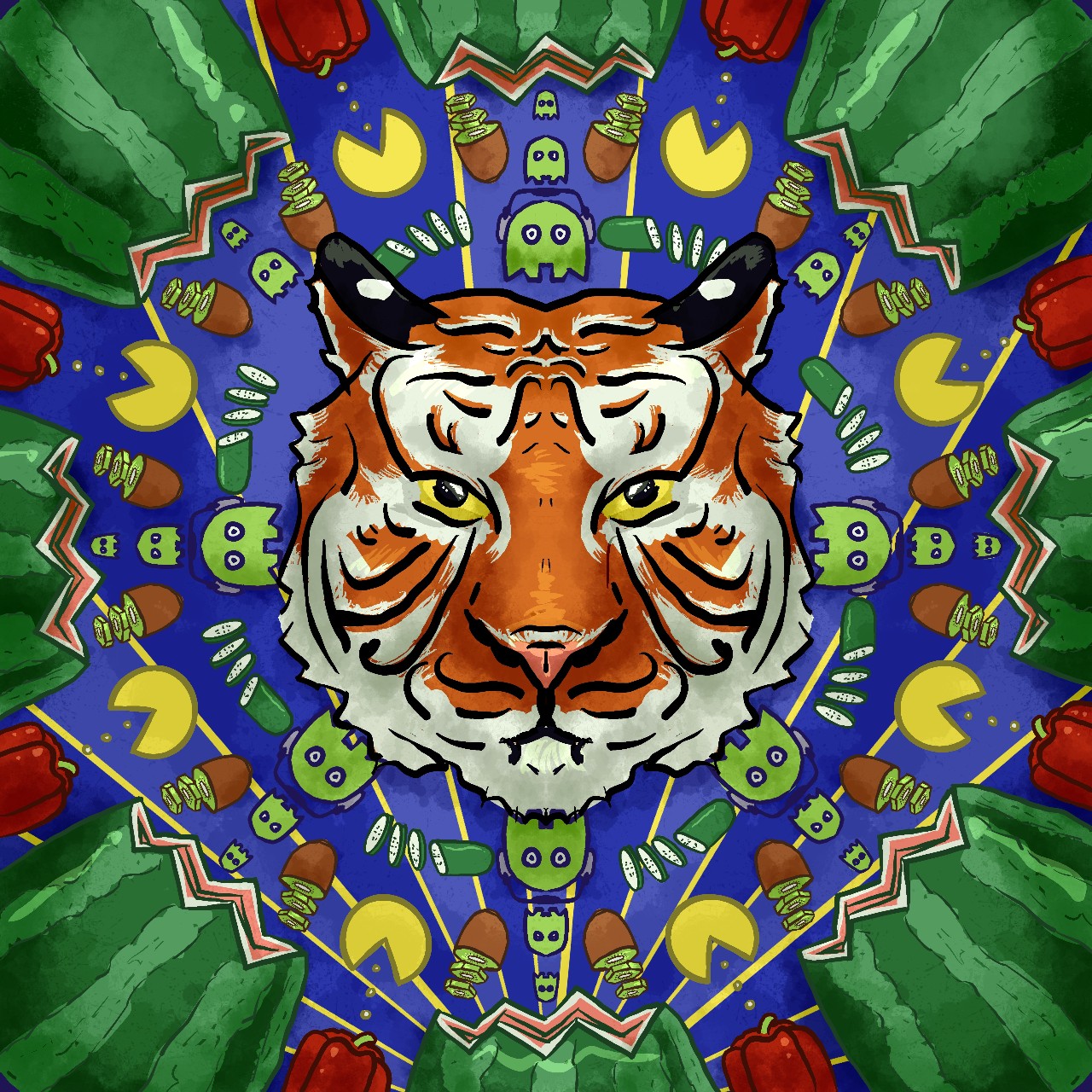 Rising Tiger Watermelon Salad (featuring D. J. Drake)