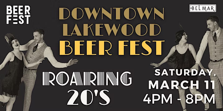 Downtown Lakewood BEER FEST on Saturday, March 11