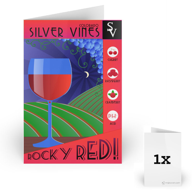 Silver Vines Rocky Red