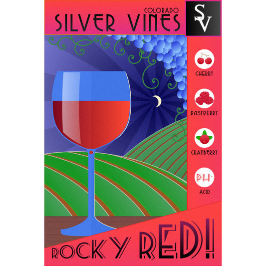 Silver Vines Rocky Red