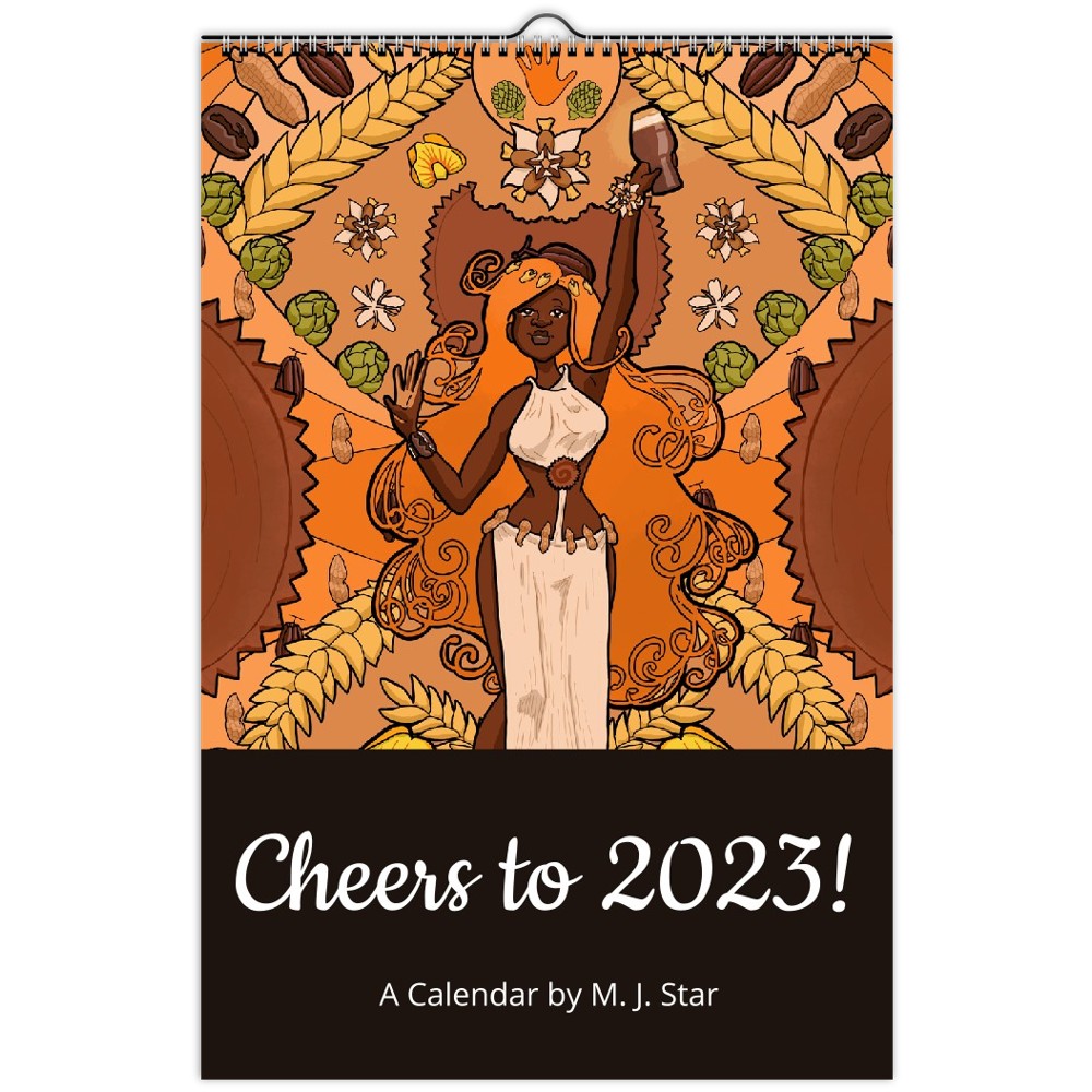 M. J. Star Art 2023 Calendar